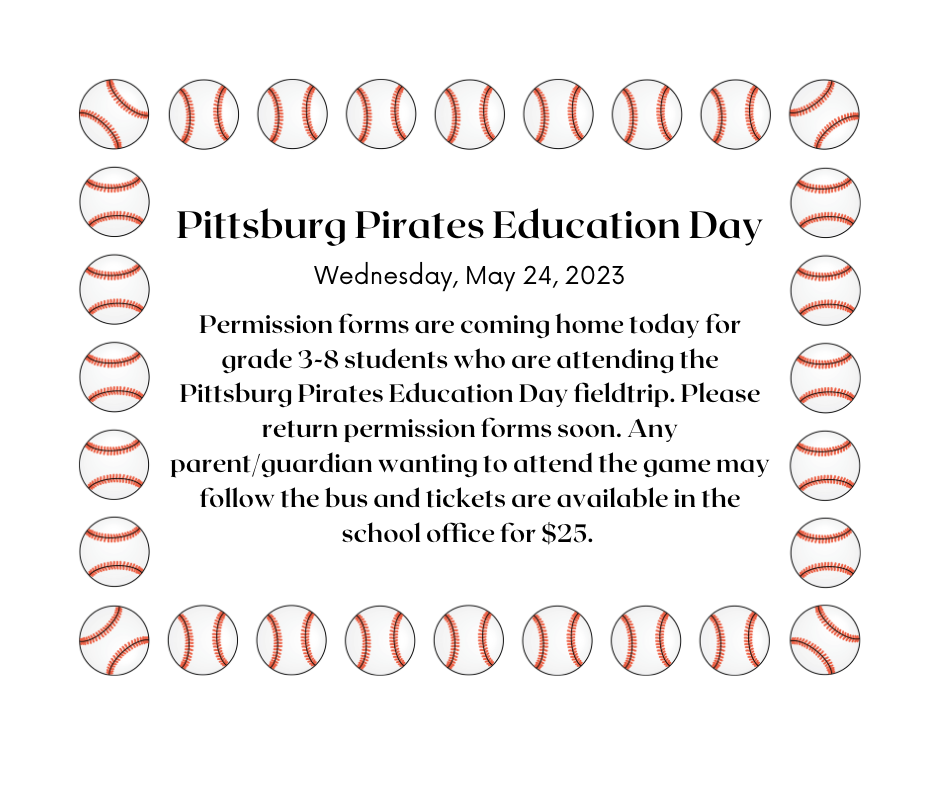 Pittsburg Pirates Education Day 