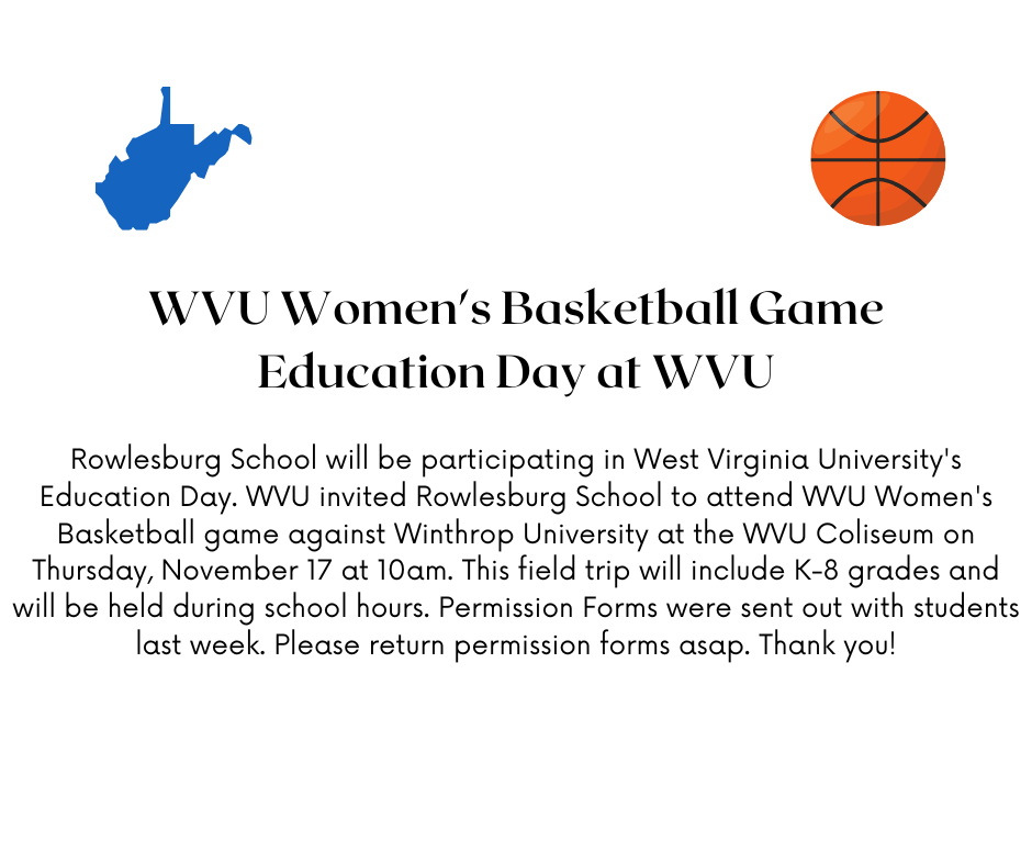 WVU Education Day Basketball Game Fieldtrip