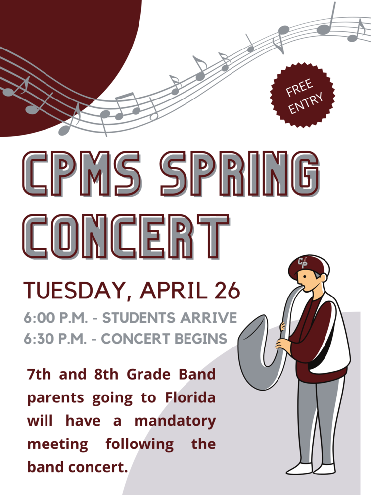 cpmsspringconcert | Central Preston Middle School