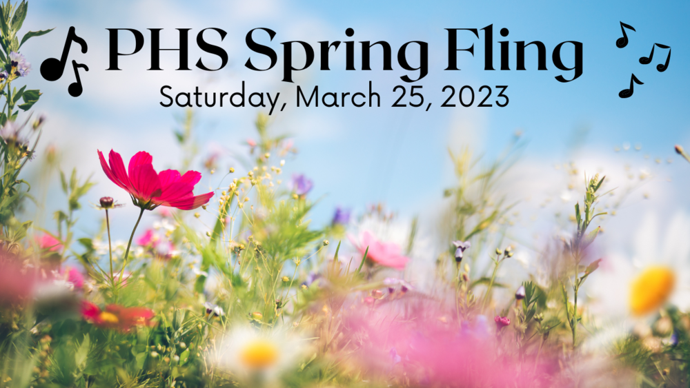PHS Spring Fling announcement 2