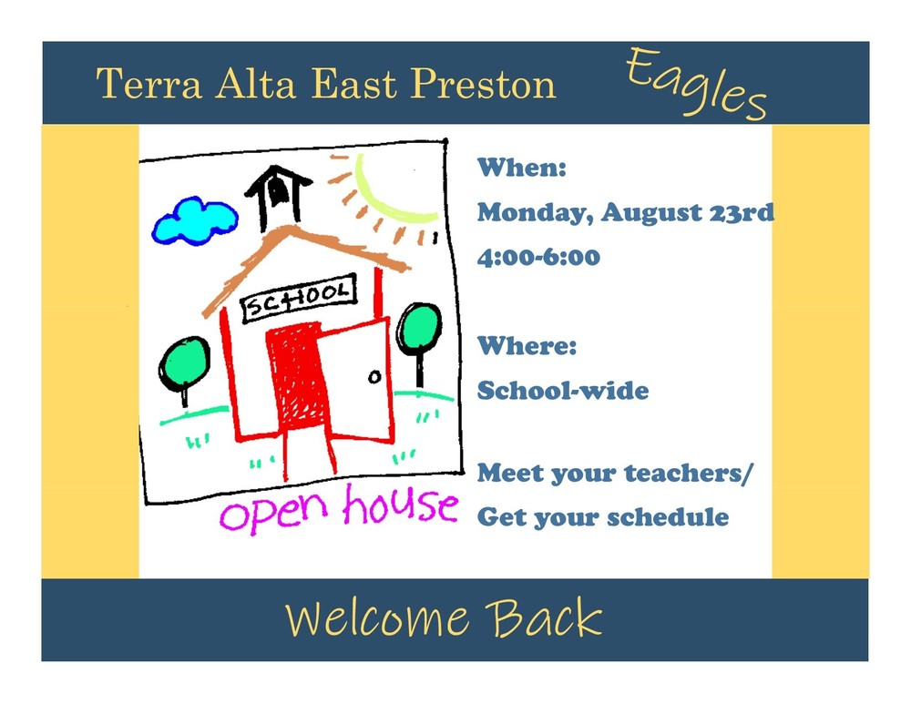 Eagles Open House 2021 Terra Alta/East Preston School