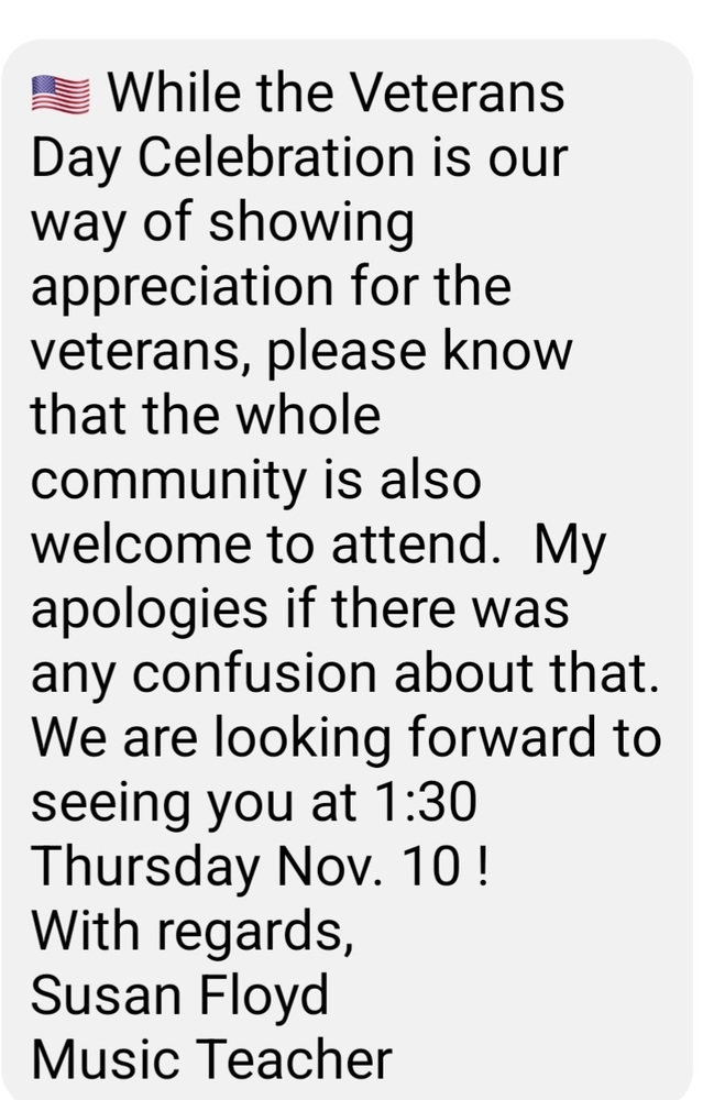 Veterans Day Celebration