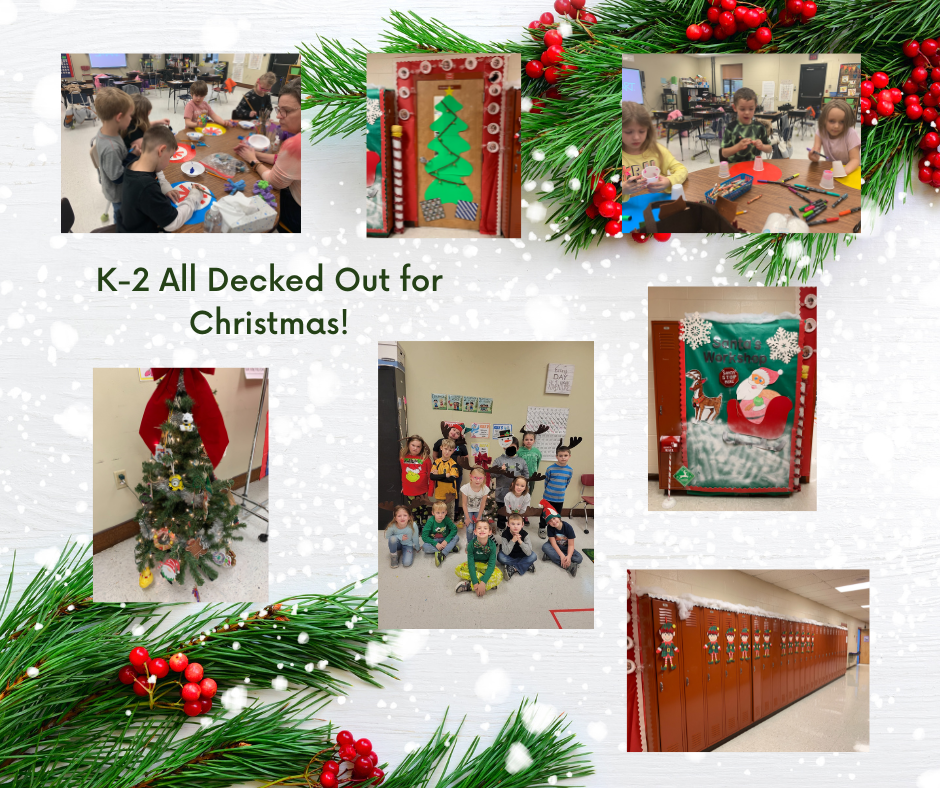 K-2 Christmas Decorating Pictures