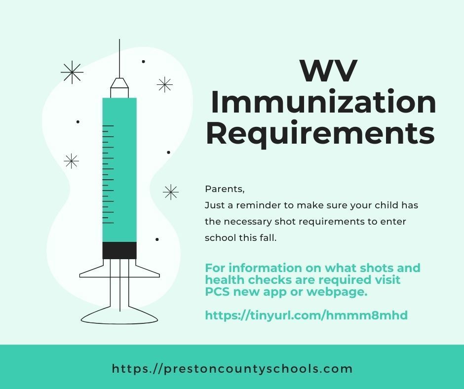 WV Immunization Requirements