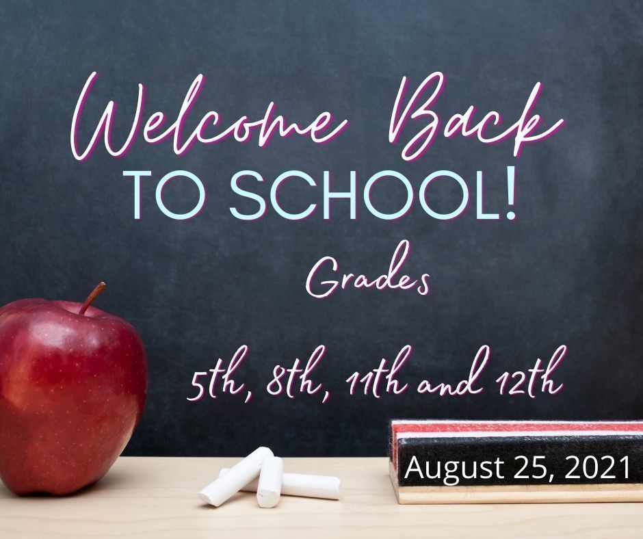 August 25, Welcome Back