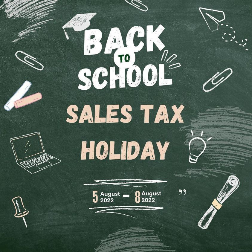 Sales Tax Holiday