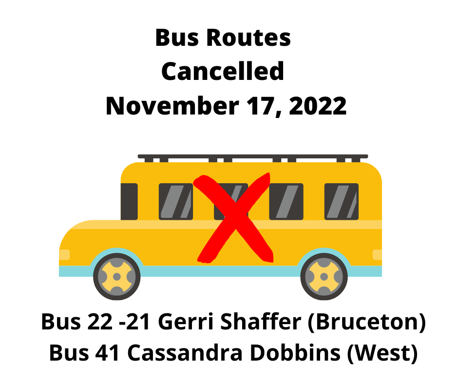 bus cancelled