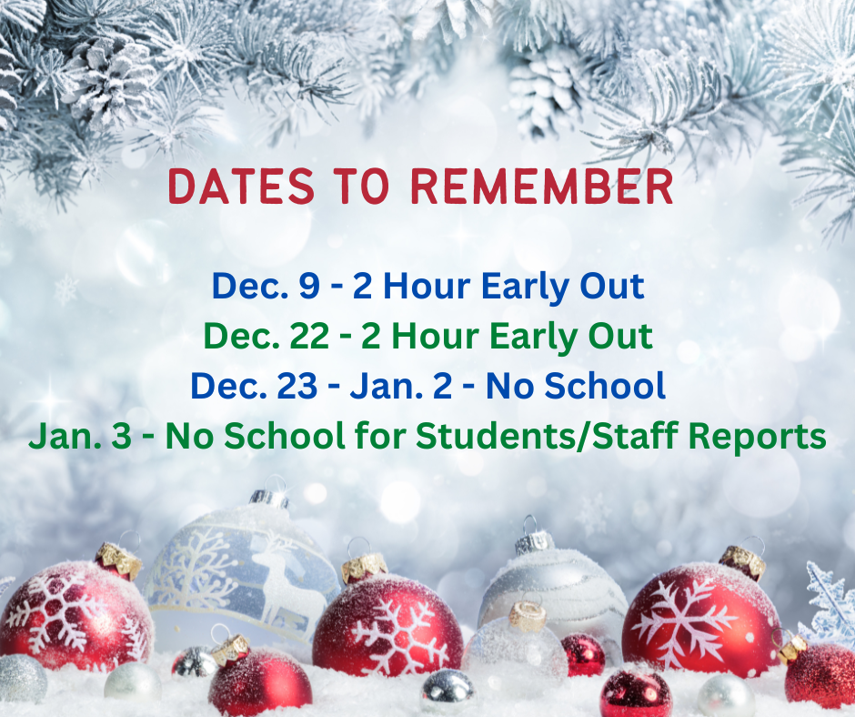 Dates to Remember