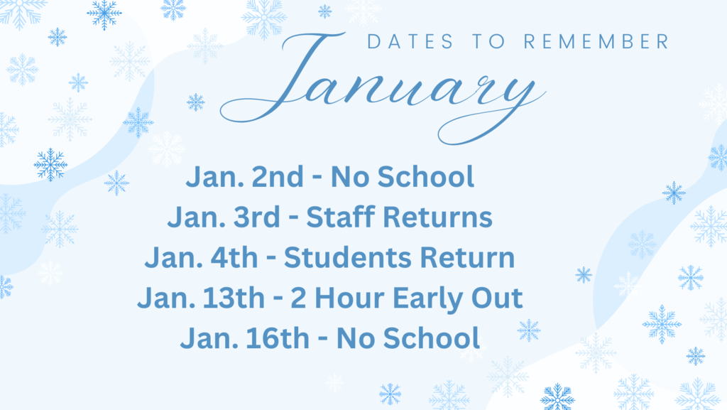 January Dates to Remember