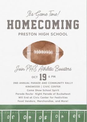 PHS homecoming Oct 19